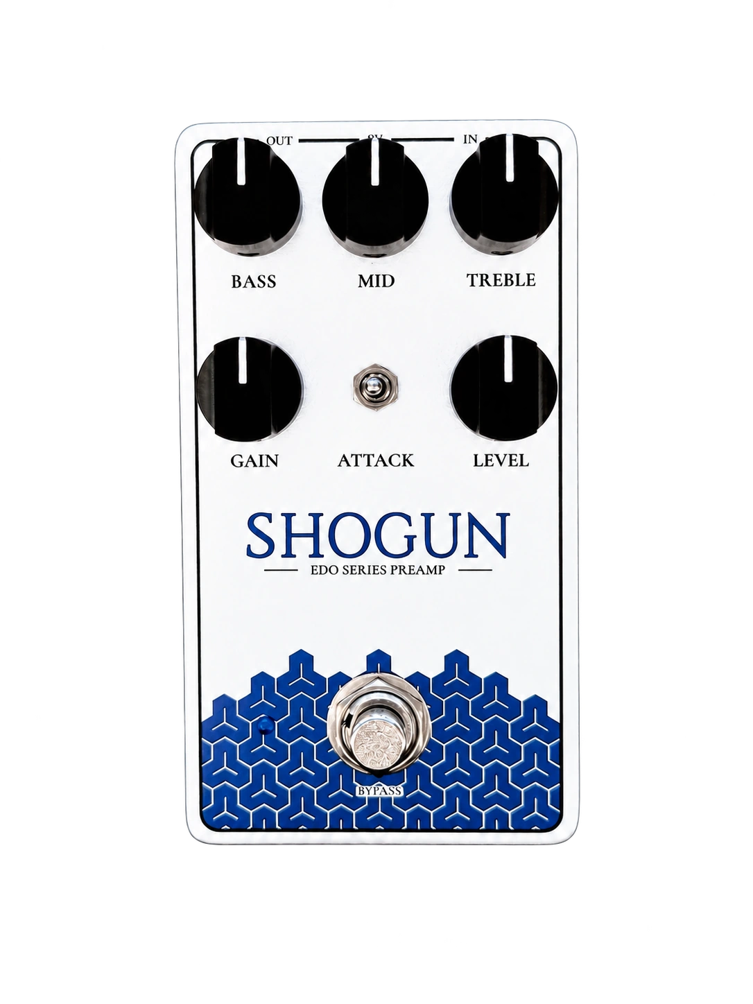 Kaizen Effects Shogun gitáreffekt-pedál, elölnézet